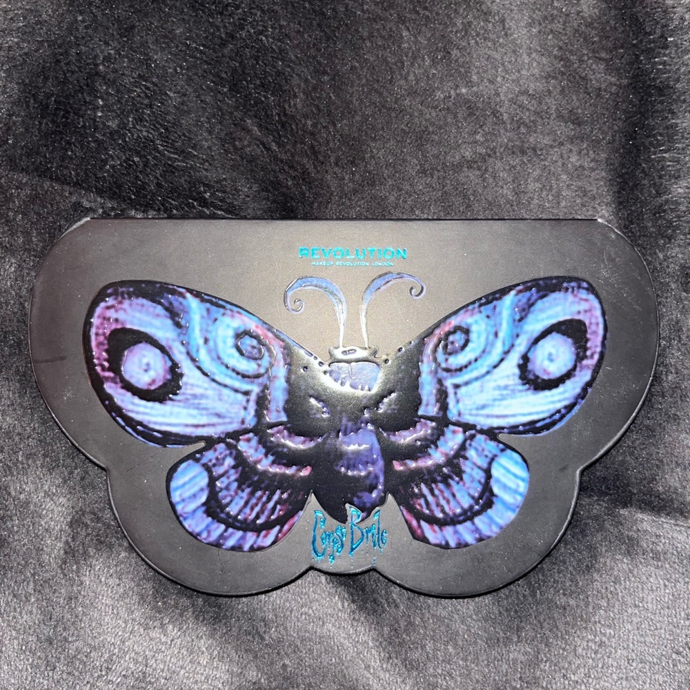 Corpse Bride x Revolution eyeshadow pallete